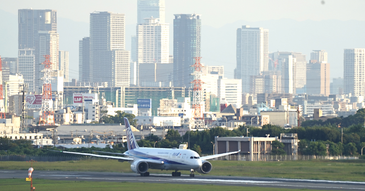 伊丹空港（大阪国際空港）の撮影スポット　展望デッキ